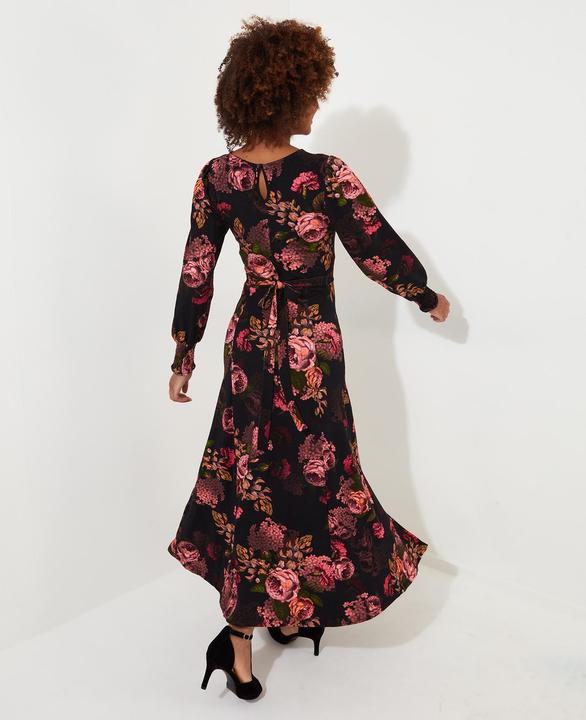 Produktbild Joe Browns PETITE Dark Floral Tie-Waist Jersey Maxi Dress (38)