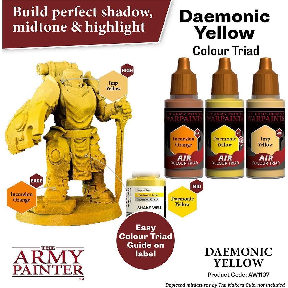 Thumbnail - The Army Painter, Künstlerfarbe + Bastelfarbe, Daemonic Yellow - Air (Daemonic Yellow)