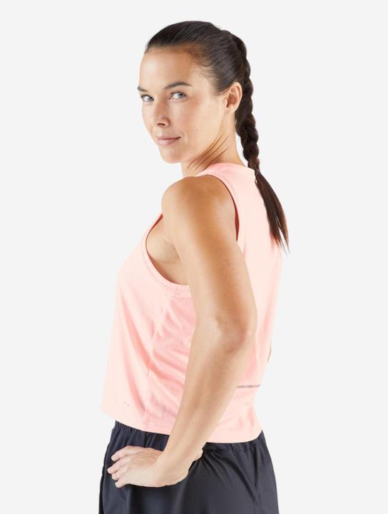 Actual product image Kiprun Lauf-Tanktop kurz Damen atmungsaktiv - Run 500 rosa (XL)