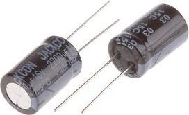 Image du produit RS PRO Elektrolytkondensator, radial, 2200uF, 3uA, 16V, 1.02A