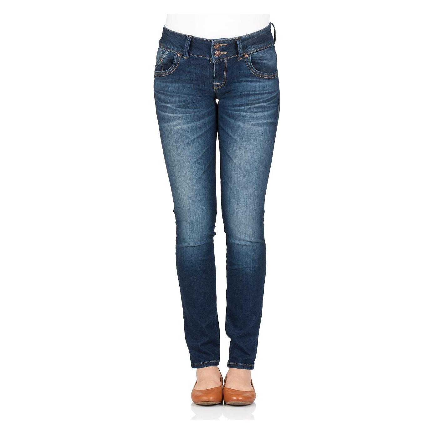Ltb Jeans, Vrouwen, Jeans, Molly Dames Slim Fit Jean - Donkerblauw - Sian Wash, Blauw, (29, 30)