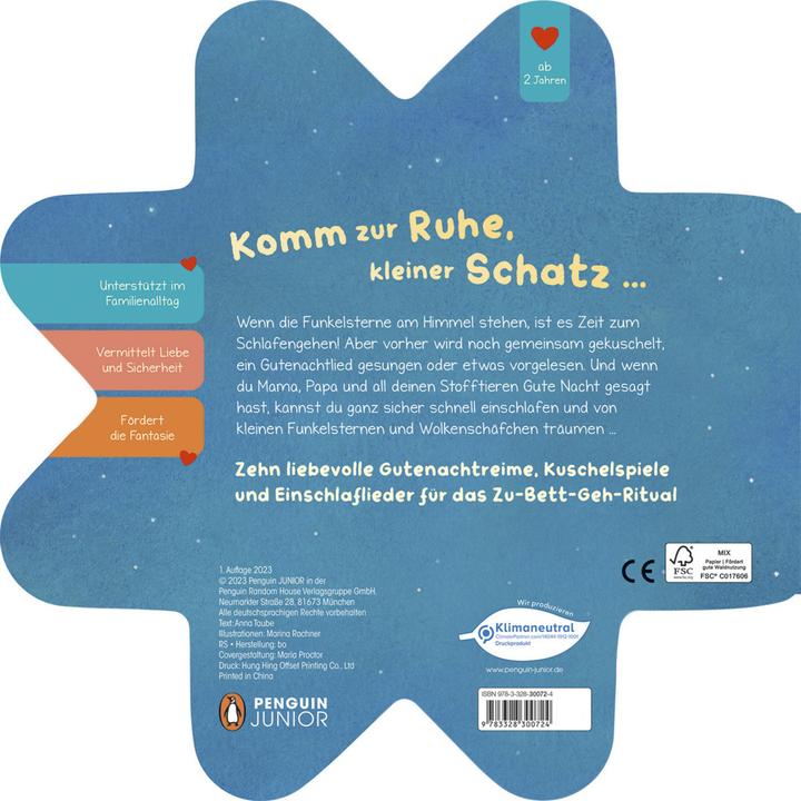 Produktbild Träum schön mit dem kleinen Einschlafstern - Gutenachtreime (Deutsch)