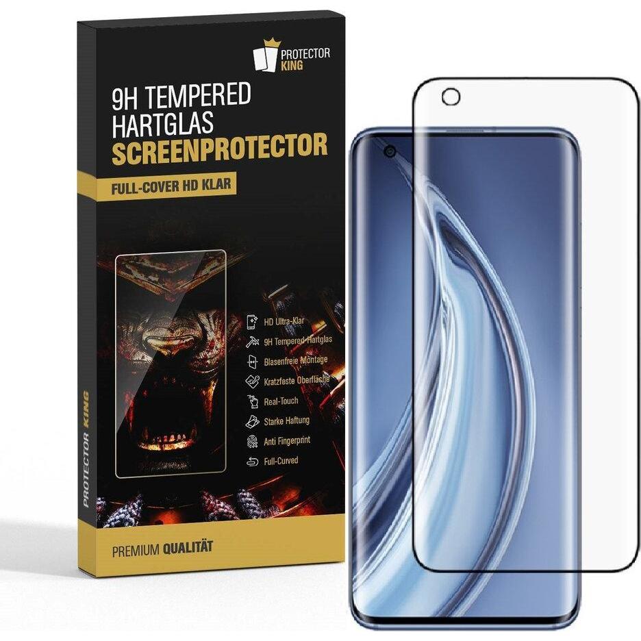 Protectorking 1x echtes Tempered 9H Panzerhartglas 3D KLAR (1 Stück, Xiaomi Mi 10S), Smartphone Schutzfolie