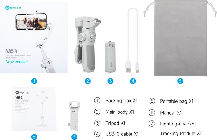 Image du produit Feiyu Vimble 4 (Smartphone, 0.26 kg)