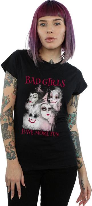 Image du produit Disney T-shirt en coton Femmes/Dames Bad Girls Have More Fun (S)