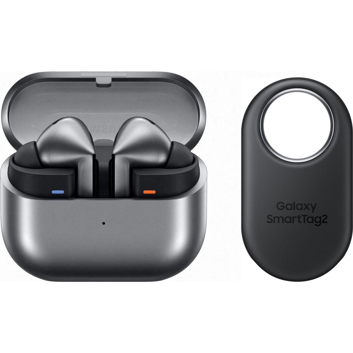 Samsung Galaxy Buds3 Pro + SmartTag2 - Grijs (ANC, Kabellos), Kopfhörer, Grau