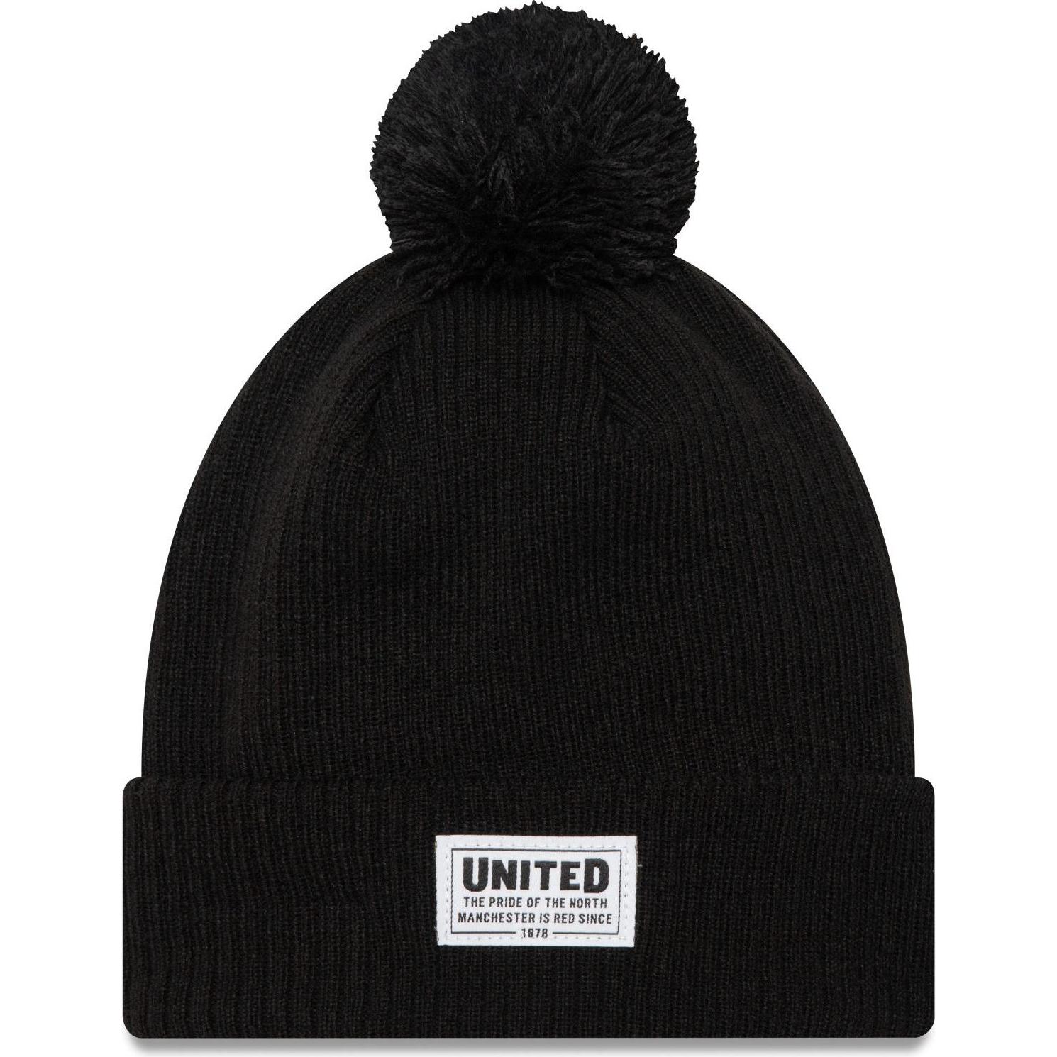 Thumbnail - New Era, Herren, Mütze, Wintermütze Cuff Beanie - PATCH Manchester United, Schwarz