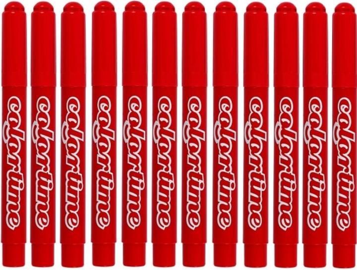 Produktbild Creativ Company Rode Jumbo Stiften, 12st. (Rot, 5 mm, 12 x)