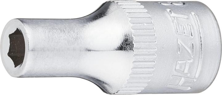 Productafbeelding HAZET Dop ∙ zeskant 850-4 ∙ Vierkant, hol 6,3 mm (1/4 inch) ∙ Buitenzeskant trekprofiel... (4 mm)