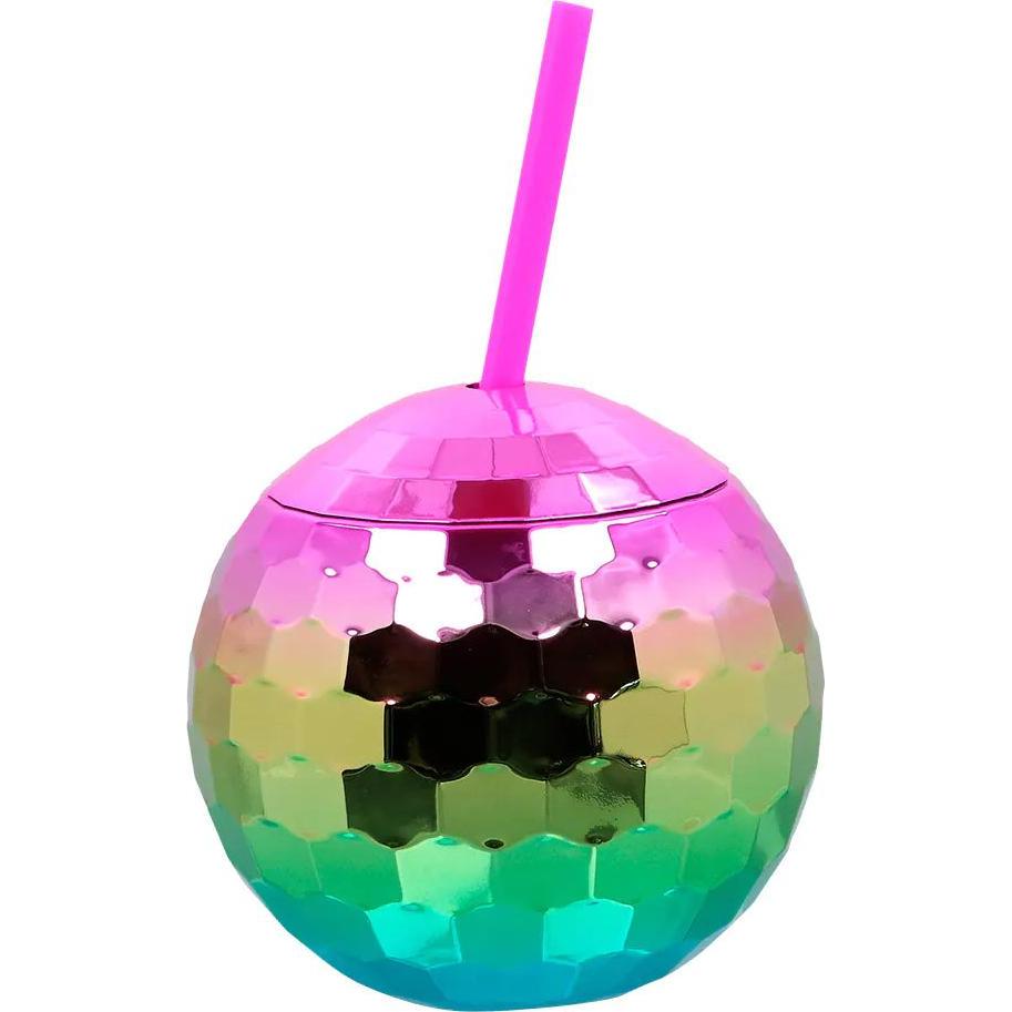 Thumbnail - Boland Discokugel Trinkkugel mit Strohhalm 650ml 11cm