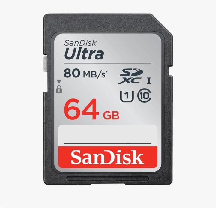Image du produit SANDISK Ultra (64 Go, SDXC, U1, UHS-I)