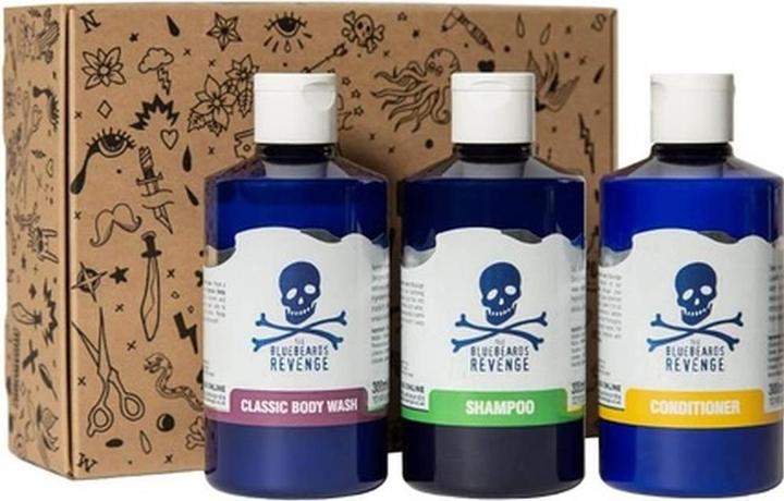 The Bluebeards Revenge Shower Essentials Set (3x300ml) (Haarpflege Set)