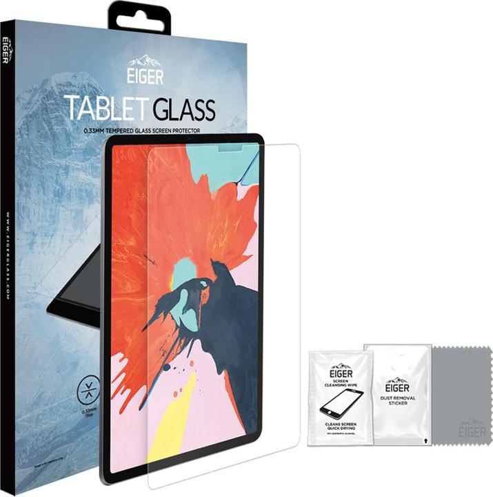 Actual product image Eiger Mountain Glass Clear Tablet (1 Piece, iPad Pro 12.9 2020 (4. Gen), iPad Pro 12.9 2021 (5th Gen), iPad Pro 12.9 2018 (3. Gen))
