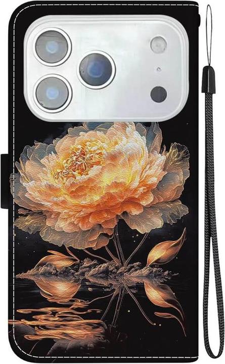 Produktbild Cover-Discount Tasche Hülle mit Blüten Motiv (Apple iPhone 17 Pro Max)