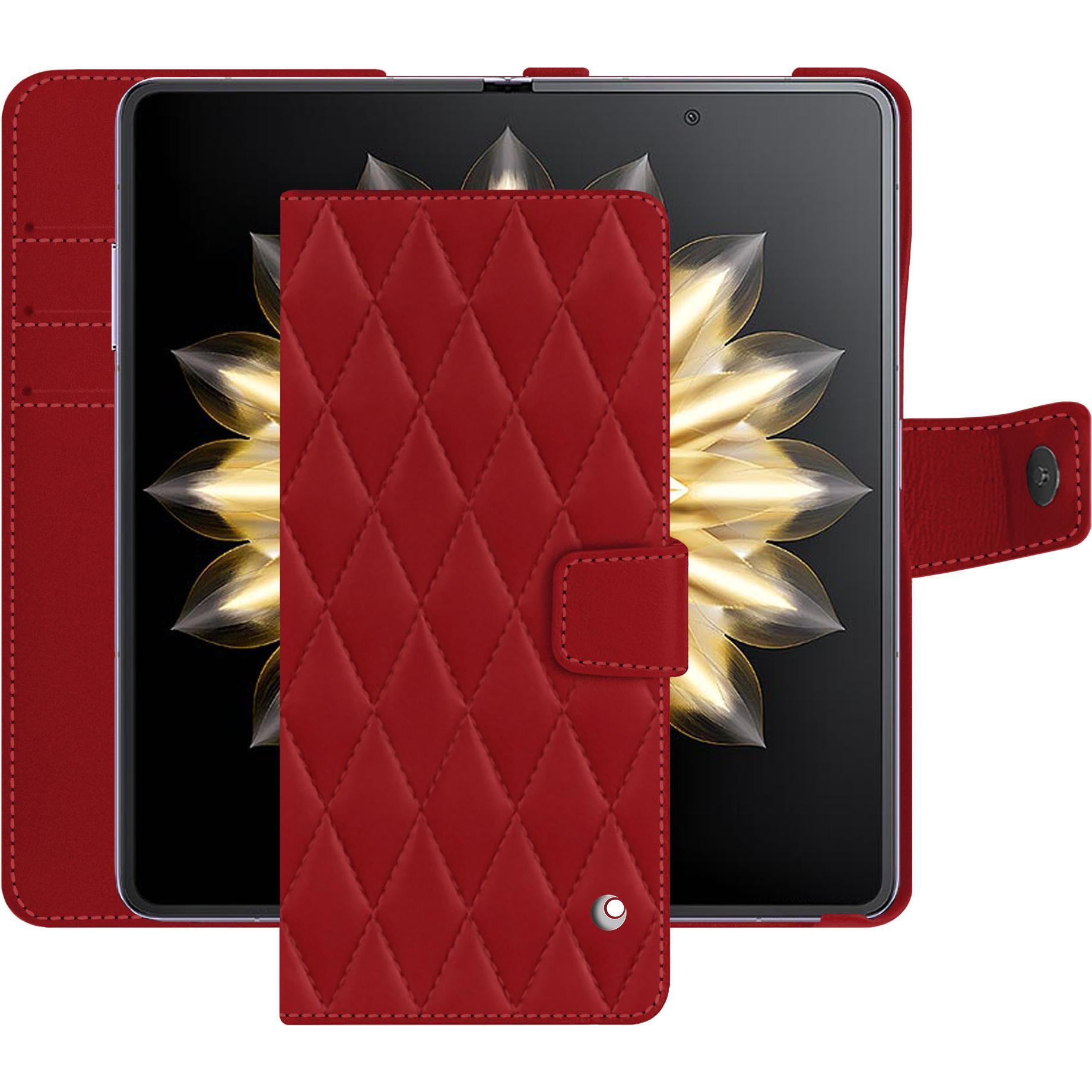 Noreve Honor Magic V2: cover in pelle (Honor Magic V2), Cover smartphone, Rosso