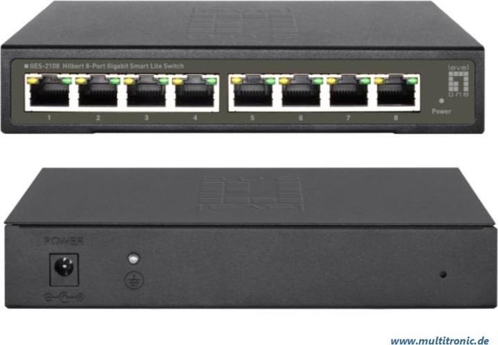 Actual product image LevelOne GES-2108 (8 ports)