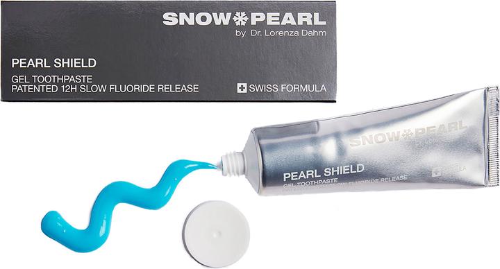 Produktbild Snow Pearl Travel Kit SHIELD mit Gel Zahnpasta schwarz (75 ml)