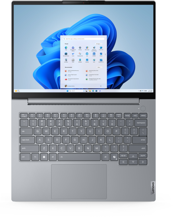 Actual product image Lenovo ThinkBook 14 Gen 8 (14", Intel Core 5 210H, 32 GB, 1000 GB, CH)