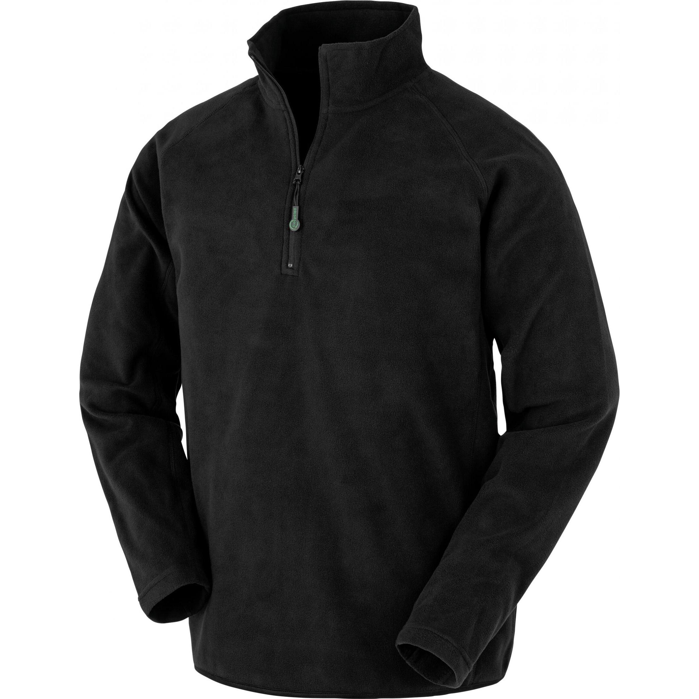 Regatta, Jacke, Recyceltes Fleece mit Reissverschlusskragen (XXL), Schwarz, XXL