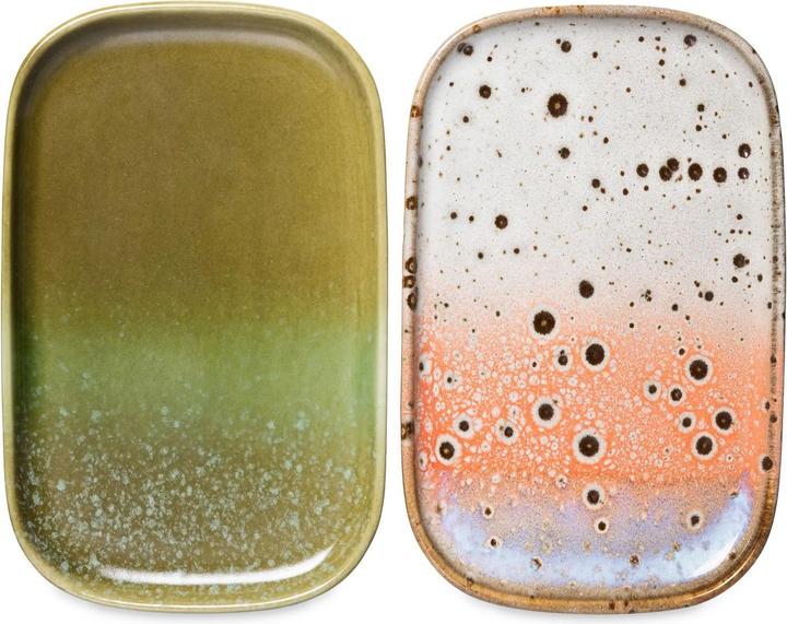 Actual product image HK Living Platte 2-tlg. 70S CERAMICS