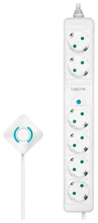 Produktbild LogiLink Steckdosenleiste,6xCEE 7/3,m.Fussschalter,1,5 (6x, 1.50 m)