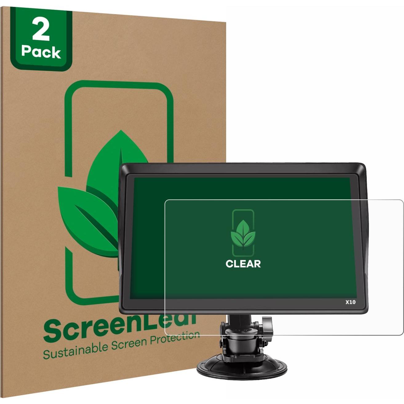 Thumbnail - ScreenLeaf, Fahrzeug Navigation Zubehör, Schutzfolie nachhaltiger Displayschutz Displayschutzfolie Folie Klar Transparen...