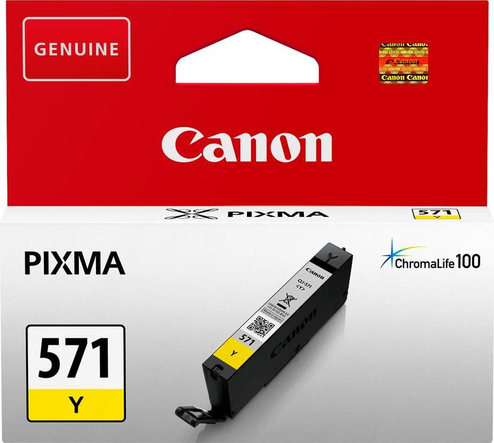 Actual product image Canon Cli-571y (Y)