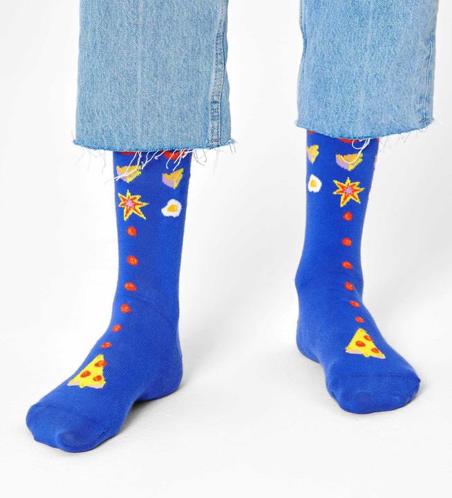 Actual product image Happy Socks Pizza Invaders (Single pack, 36 - 40)
