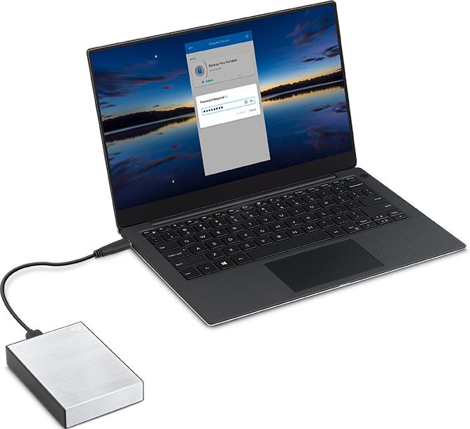Immagine prodotto Seagate One Touch con password 1TB Argento (1 TB)