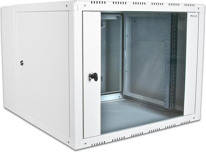 Produktbild Wirewin 19" 2-teiliger Wandschrank, grau (18 HE, 19 Zoll Rack)