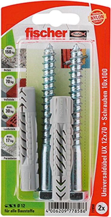 Produktbild Fischer SB Nylondübel Duopower mit Rundhaken (1 Stk.)