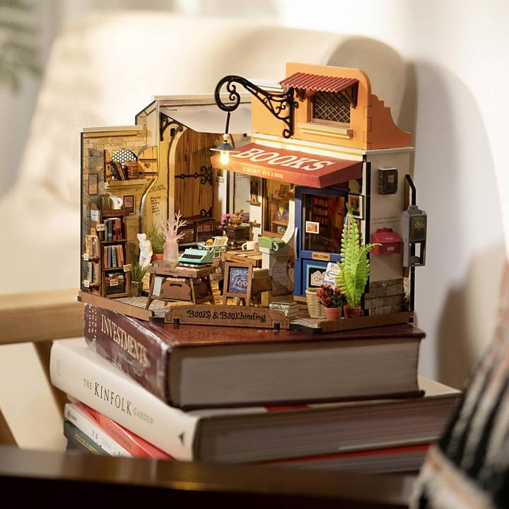 Produktbild Rolife Corner Bookstore - Miniaturhaus