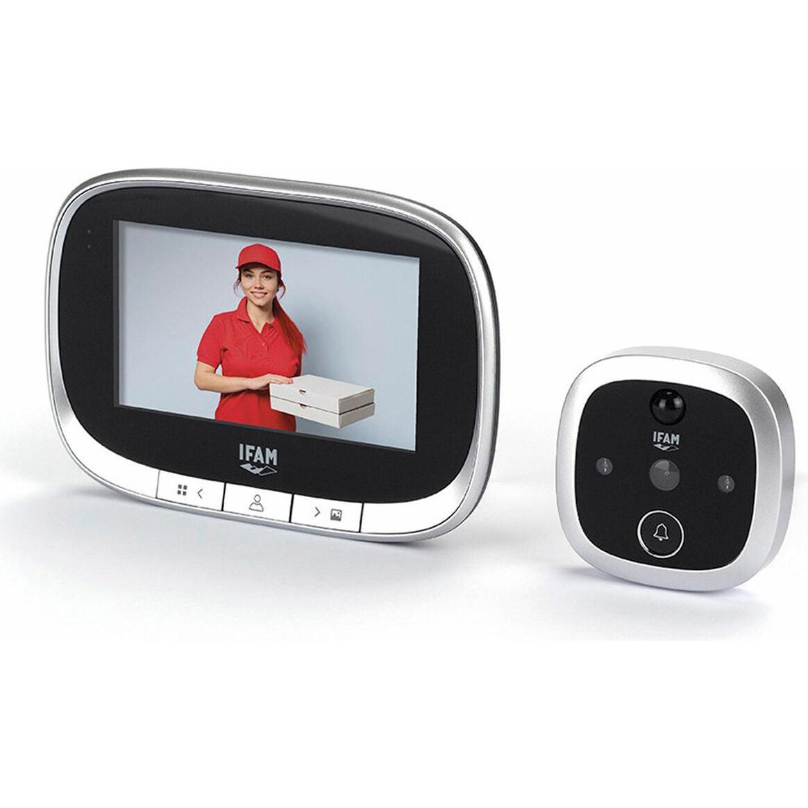 Banbu Ifam Digitaler Spion Ifam Sentinel 51-Blk, Telecamera di rete, Nero, Argento