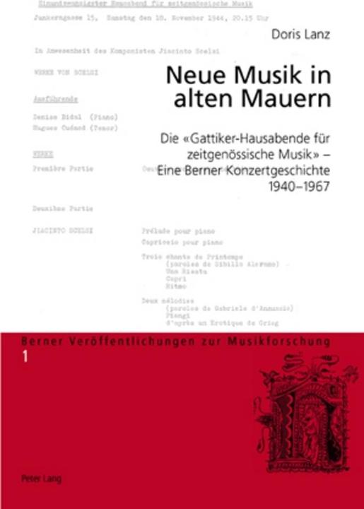 Produktbild Neue Musik in alten Mauern (Deutsch, Doris Lanz, 2006)