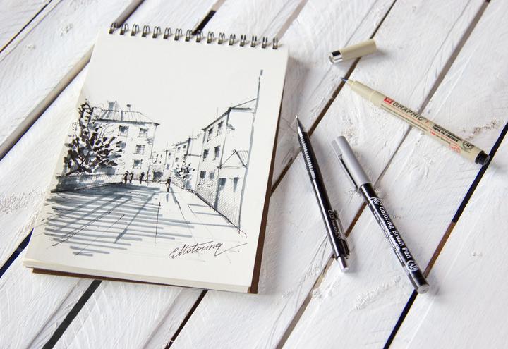 Produktbild Sakura Pigma Brush (9x)