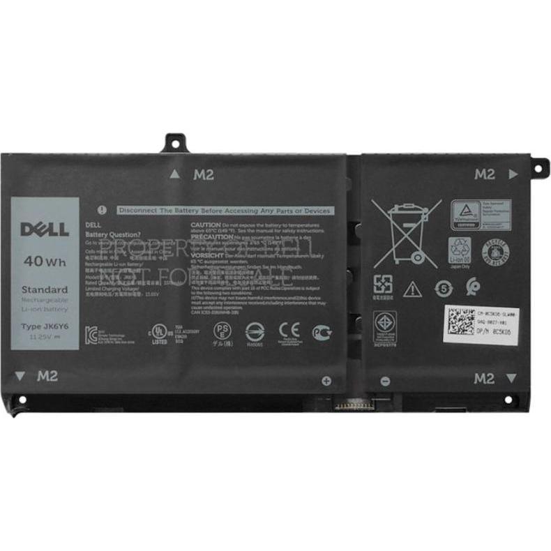 Dell 40Wh Lithium Ion battery for, Notebook Akku