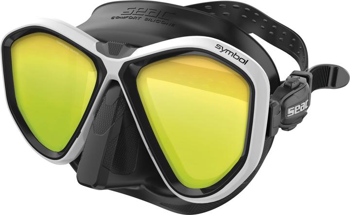 Actual product image Seac Mask Symbol Mirrored S/Bl White