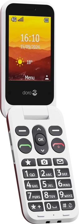 Doro Telefono Leva L31 Basic, rosso/bianco (2.80", 2 Mpx)