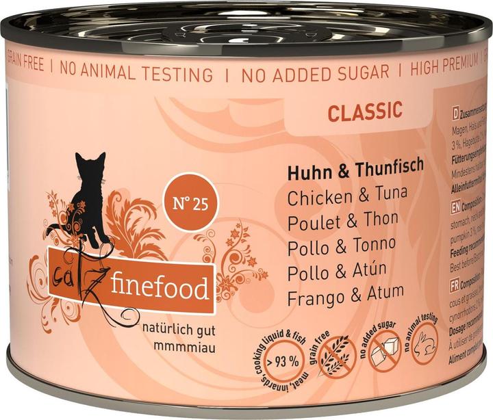 Image du produit Catz Finefood No.25 Poulet & thon (Adulte, 1 pcs, 200 g)