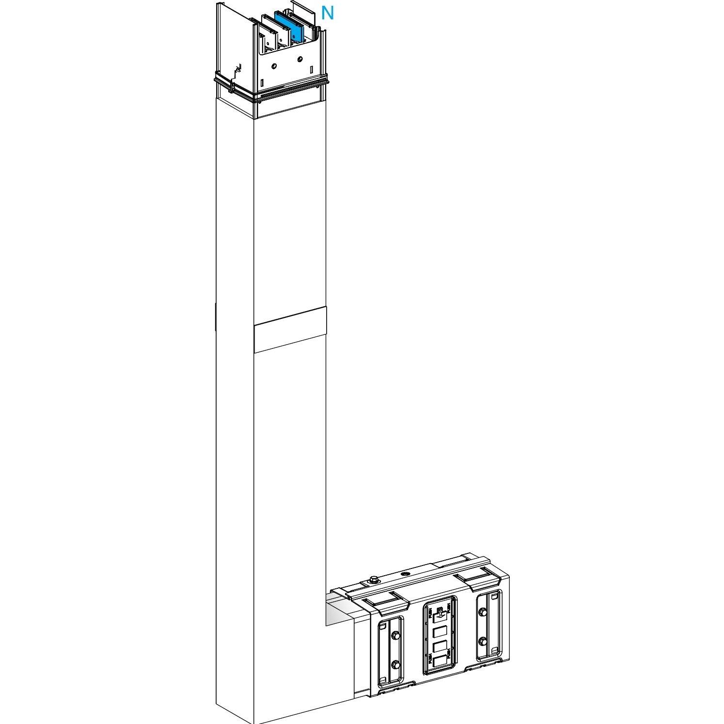 Schneider Electric SE KSA630DLE41F KSA Winkelelement WahllÃ¤nge (Verteiler), Elektronikzubehör + Gehäuse, Weiss