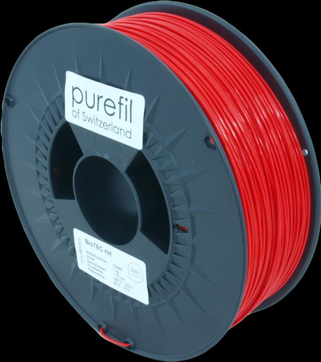 Productafbeelding Purefil Draad (bioTEC, 1.75 mm, 1000 g, Rood)