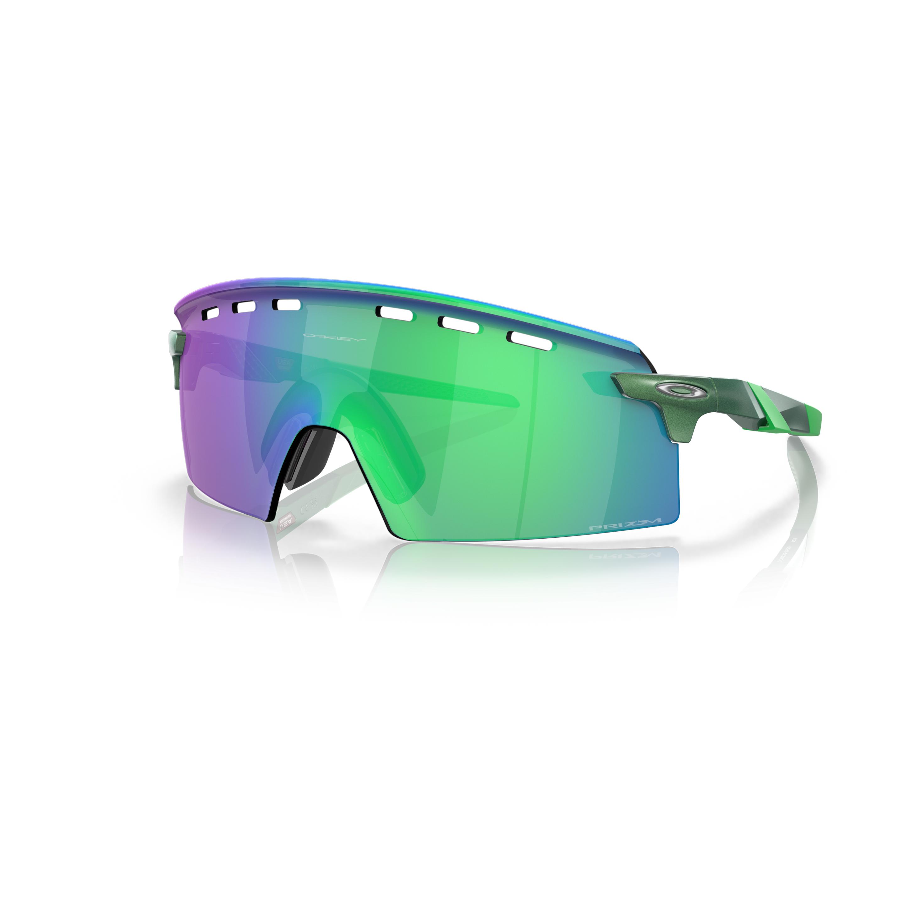 Oakley, Mannen, Sportbrillen, Encoder Strike Geventileerd - Prizm (Gamma Groen, Prizm Jade), Groen