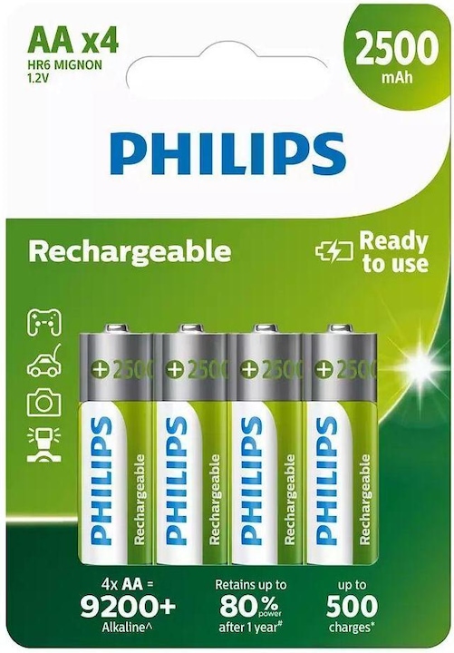 ProPlus Rechargeable (4 pcs., AA, 2500 mAh)