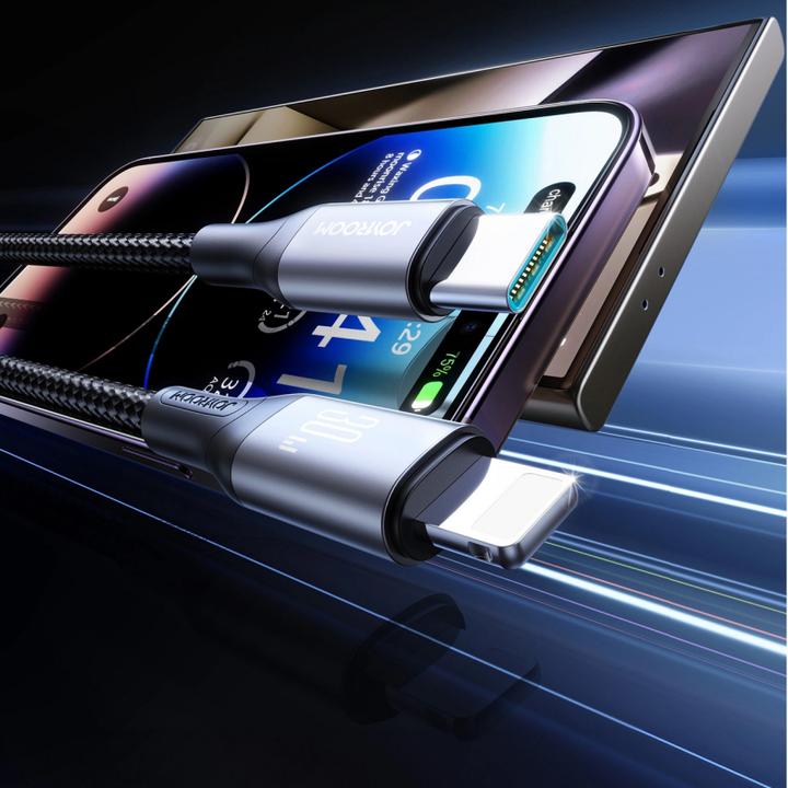 Actual product image Joyroom USB C — Lightning (2 m, USB 2.0, 30 W)