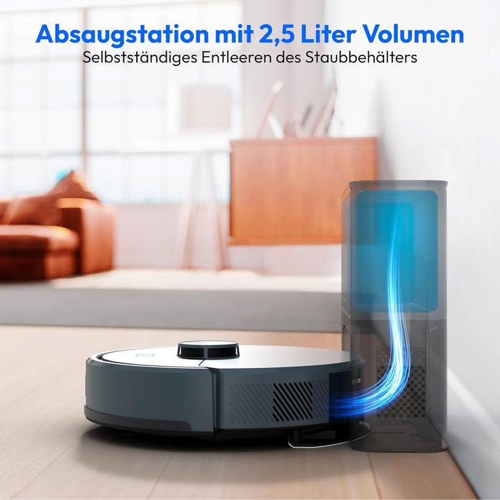 Produktbild Medion Saugroboter mit Wischfunktion und Absaugstation (5000 Pa)