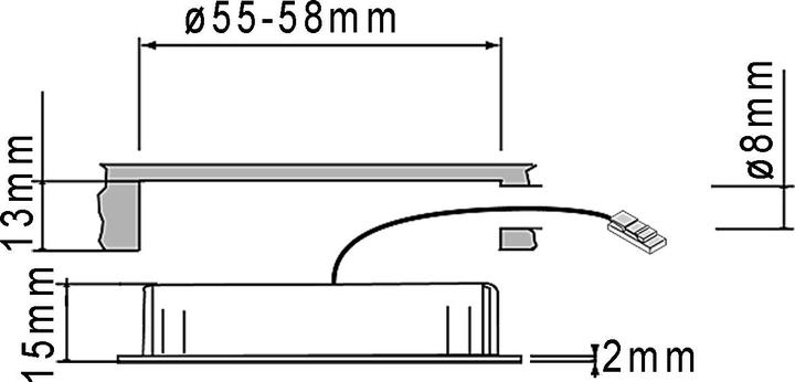 Produktbild L&S LED Einbauleuchten Emotion Super Light 12 V (101 lm)