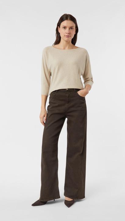 Produktbild Comma Strickpullover Glitzergarn-Feinstrickpullover mit 3/4-Arm (40)