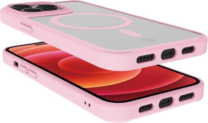 Actual product image Celly Magmatt mobile phone case 17 cm (6.7') Cover Pink, Transparent (Apple iPhone 14 Pro Max)