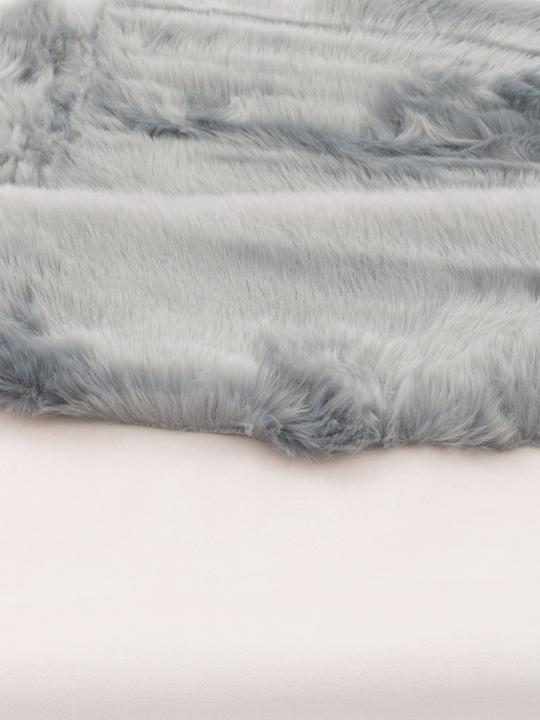 Actual product image Pergamon Luxury Super Soft Fur Rug Aspen Round Melted (Round)