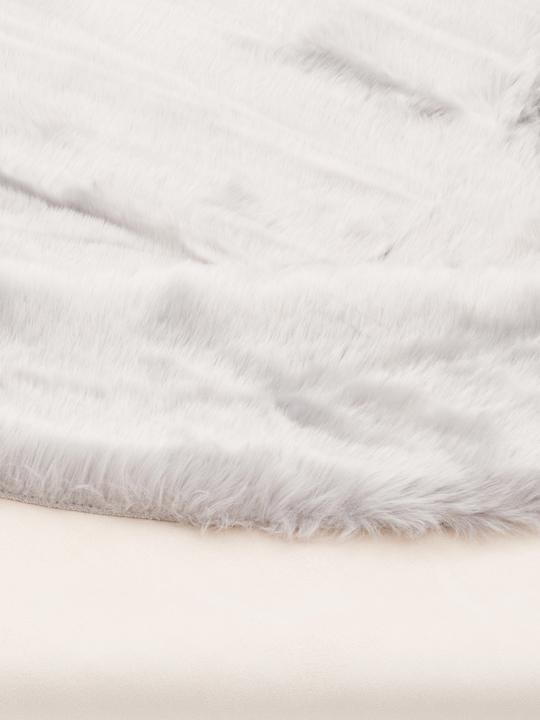 Produktbild Pergamon Luxus Super Soft Fellteppich Aspen Rund Meliert (120 x 120 cm)